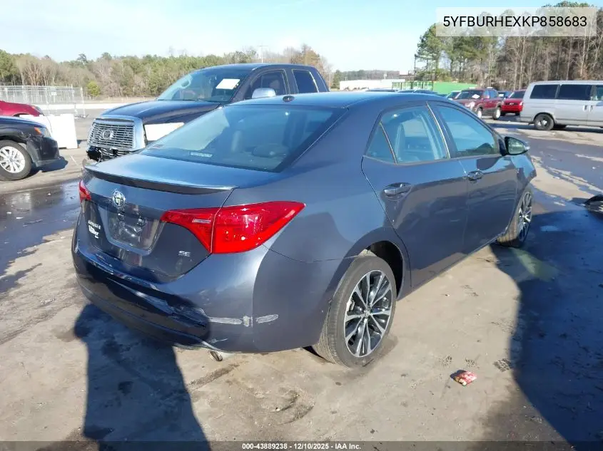 5YFBURHEXKP858683 2019 Toyota Corolla Se