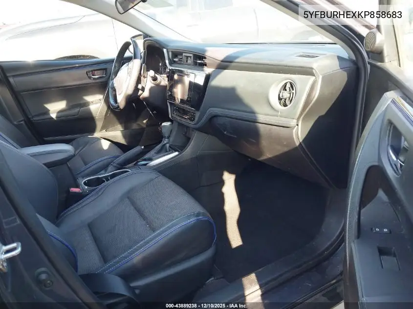 5YFBURHEXKP858683 2019 Toyota Corolla Se