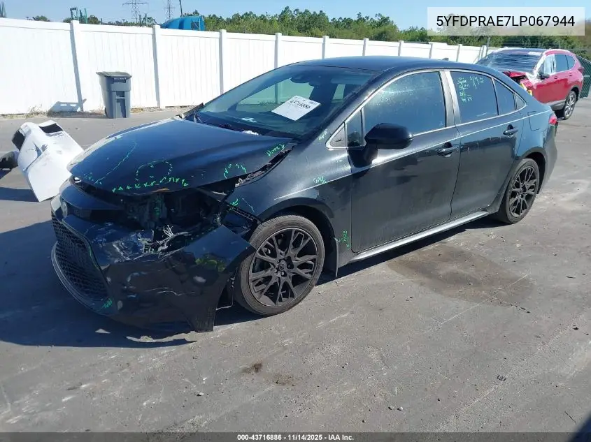 5YFDPRAE7LP067944 2020 Toyota Corolla L
