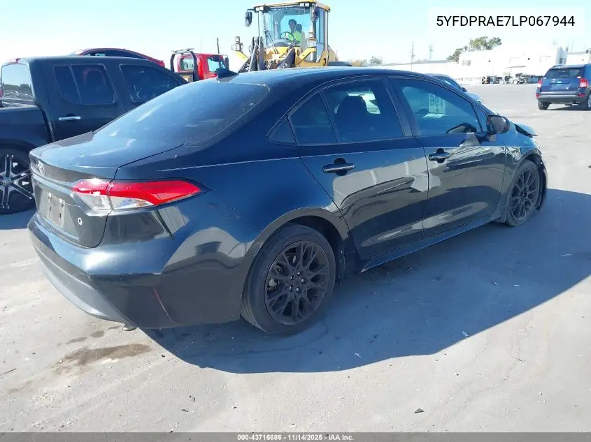 5YFDPRAE7LP067944 2020 Toyota Corolla L