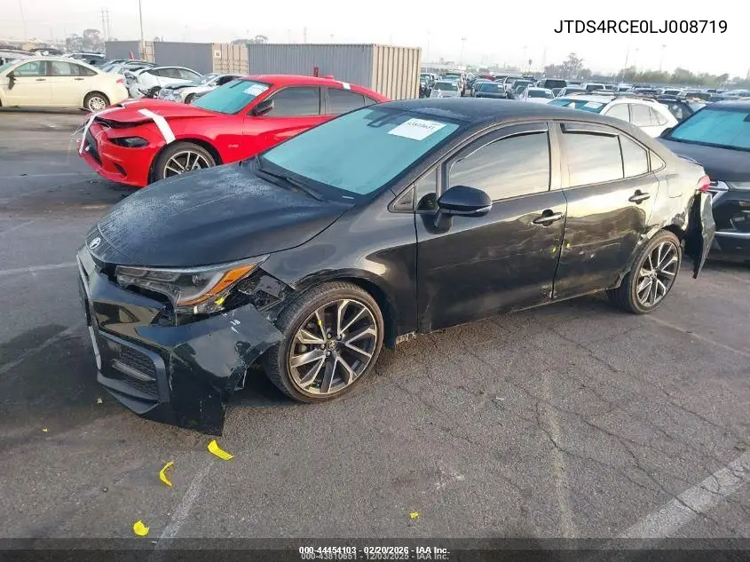 JTDS4RCE0LJ008719 2020 Toyota Corolla Se