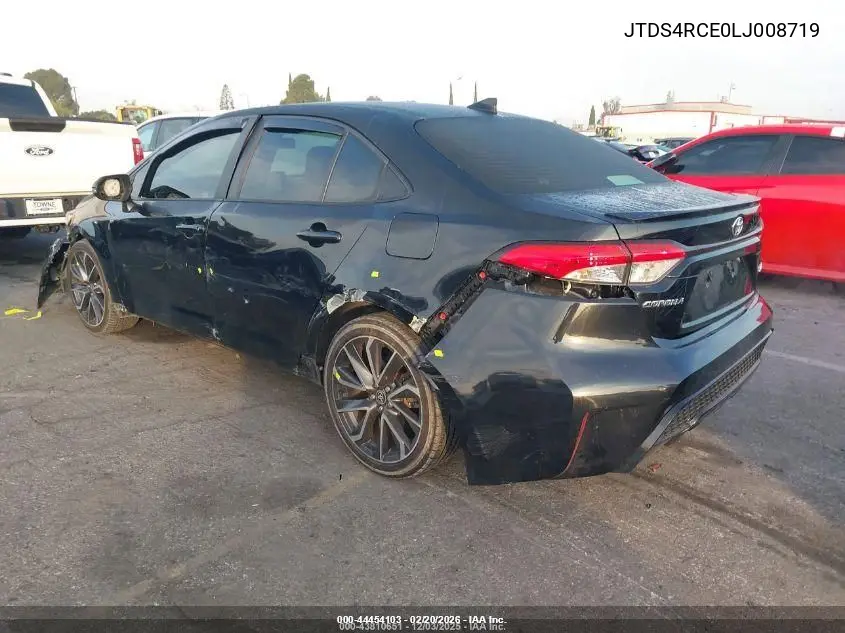JTDS4RCE0LJ008719 2020 Toyota Corolla Se