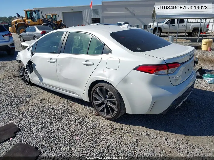 JTDS4RCE7LJ019023 2020 Toyota Corolla Se