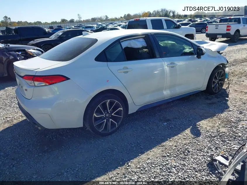 JTDS4RCE7LJ019023 2020 Toyota Corolla Se