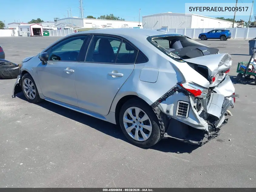 5YFEPRAE0LP009517 2020 Toyota Corolla Le
