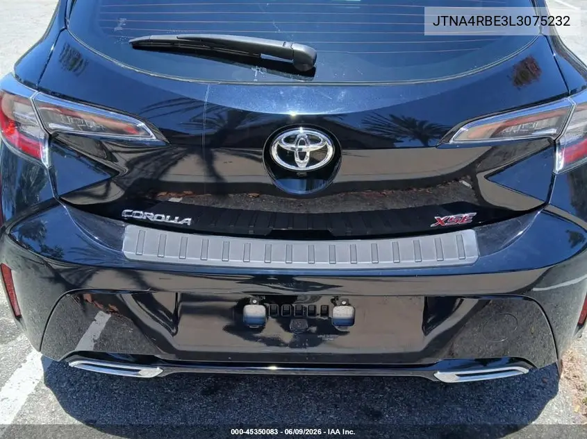 JTNA4RBE3L3075232 2020 Toyota Corolla Xse