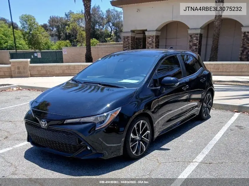 JTNA4RBE3L3075232 2020 Toyota Corolla Xse