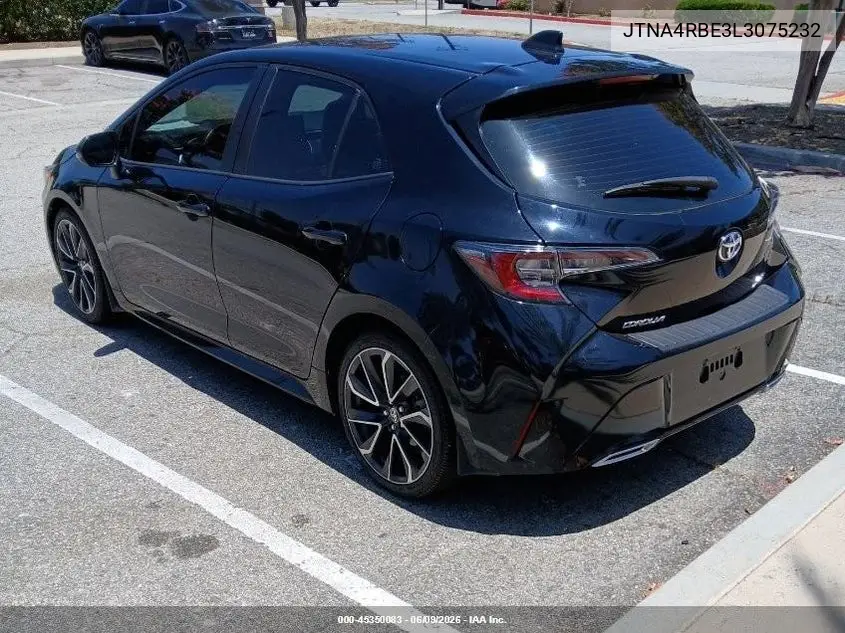 JTNA4RBE3L3075232 2020 Toyota Corolla Xse