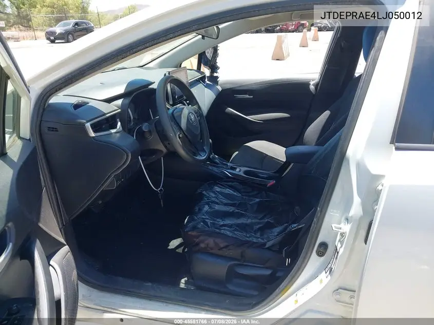 2020 Toyota Corolla Le VIN: JTDEPRAE4LJ050012 Lot: 45581766