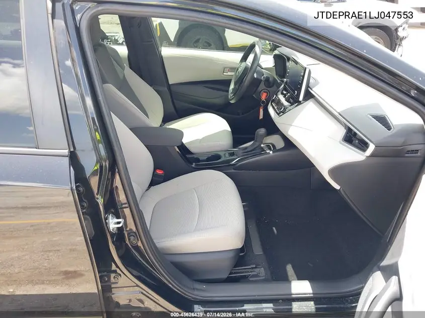 2020 Toyota Corolla Le VIN: JTDEPRAE1LJ047553 Lot: 45626439