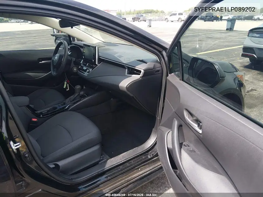 2020 Toyota Corolla Le VIN: 5YFEPRAE1LP089202 Lot: 45646249