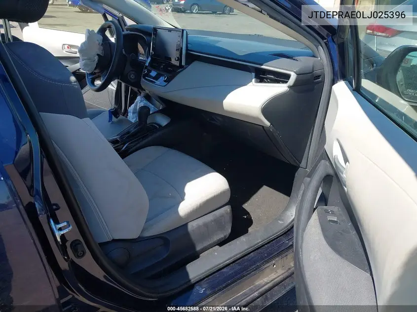 2020 Toyota Corolla Le VIN: JTDEPRAE0LJ025396 Lot: 45682588