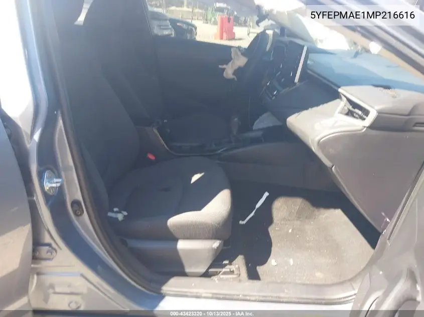 5YFEPMAE1MP216616 2021 Toyota Corolla Le