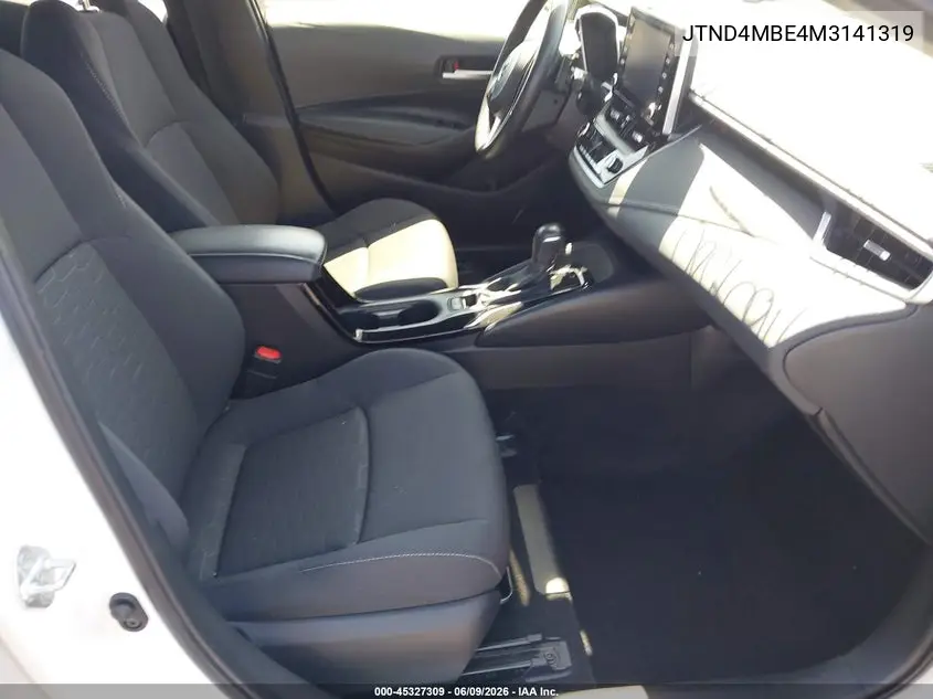 2021 Toyota Corolla Se VIN: JTND4MBE4M3141319 Lot: 45327309