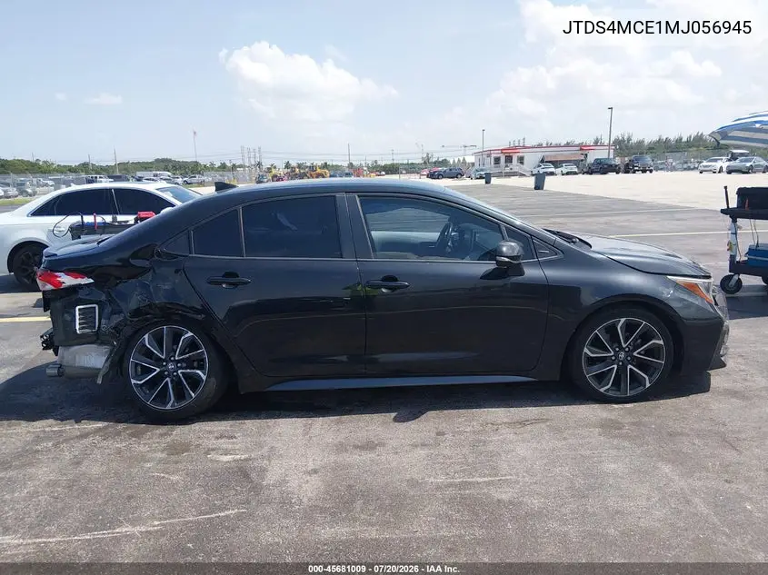 2021 Toyota Corolla Se VIN: JTDS4MCE1MJ056945 Lot: 45681009