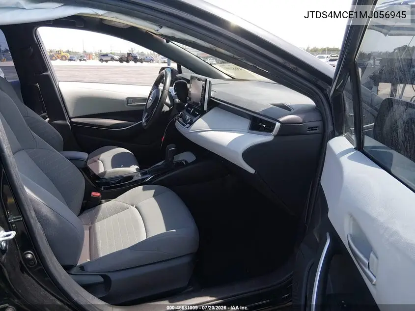 2021 Toyota Corolla Se VIN: JTDS4MCE1MJ056945 Lot: 45681009