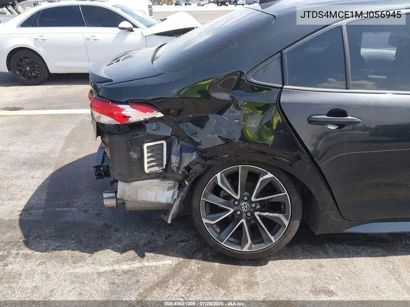 2021 Toyota Corolla Se VIN: JTDS4MCE1MJ056945 Lot: 45681009