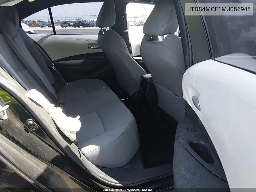 2021 Toyota Corolla Se VIN: JTDS4MCE1MJ056945 Lot: 45681009