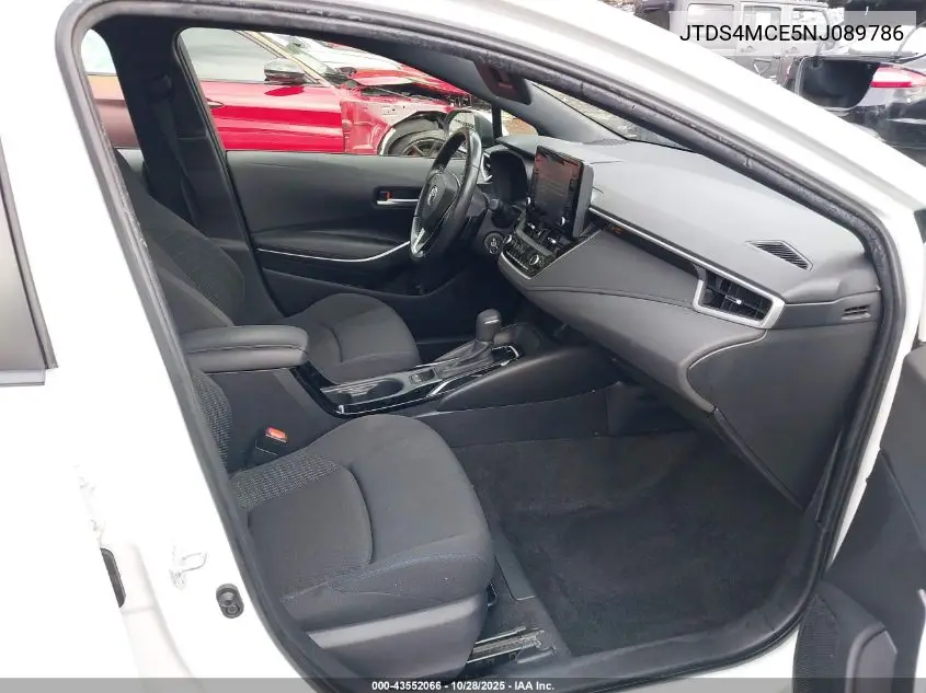 JTDS4MCE5NJ089786 2022 Toyota Corolla Se