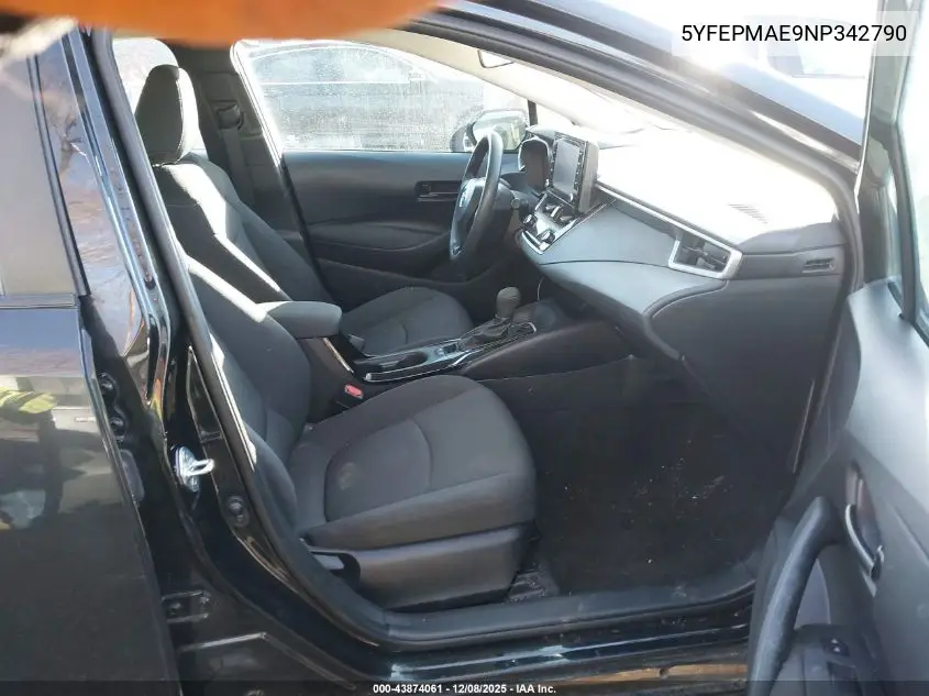 5YFEPMAE9NP342790 2022 Toyota Corolla Le