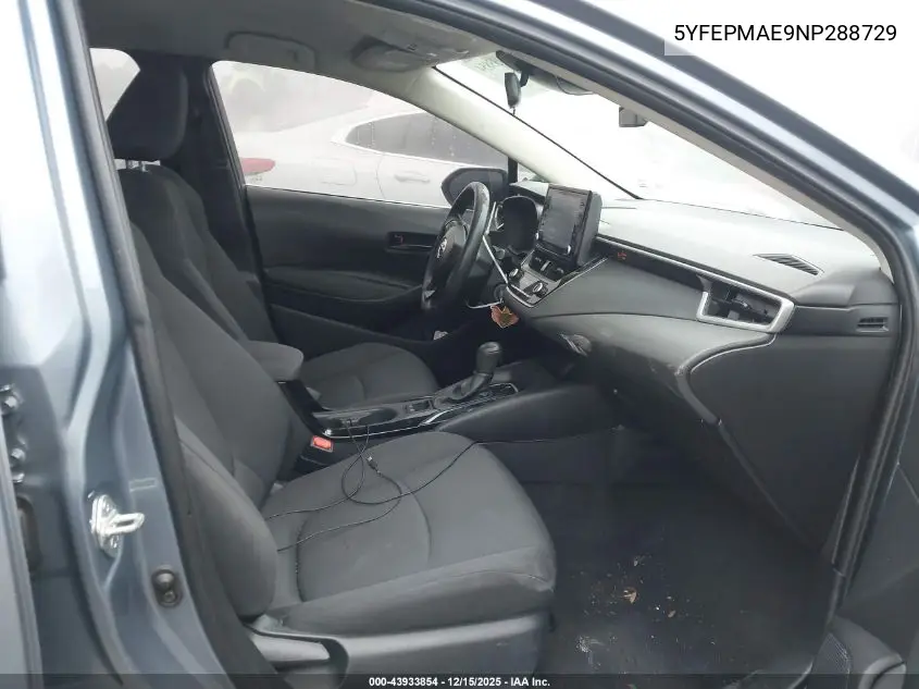 5YFEPMAE9NP288729 2022 Toyota Corolla Le
