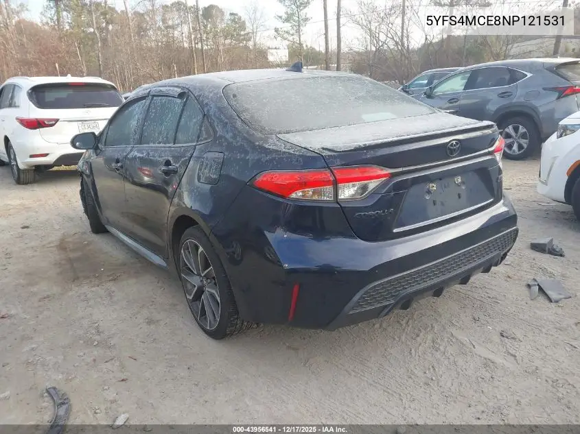 5YFS4MCE8NP121531 2022 Toyota Corolla Se
