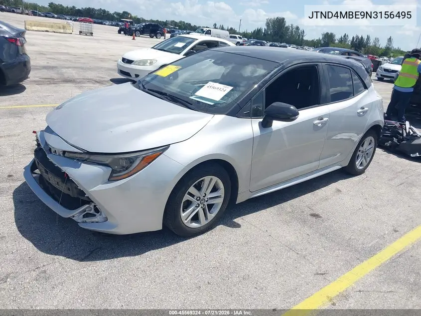 2022 Toyota Corolla Se VIN: JTND4MBE9N3156495 Lot: 45569324