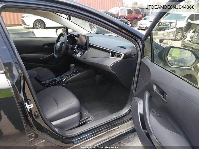 2022 Toyota Corolla Hybrid Le VIN: JTDEAMDE8NJ044068 Lot: 45683330