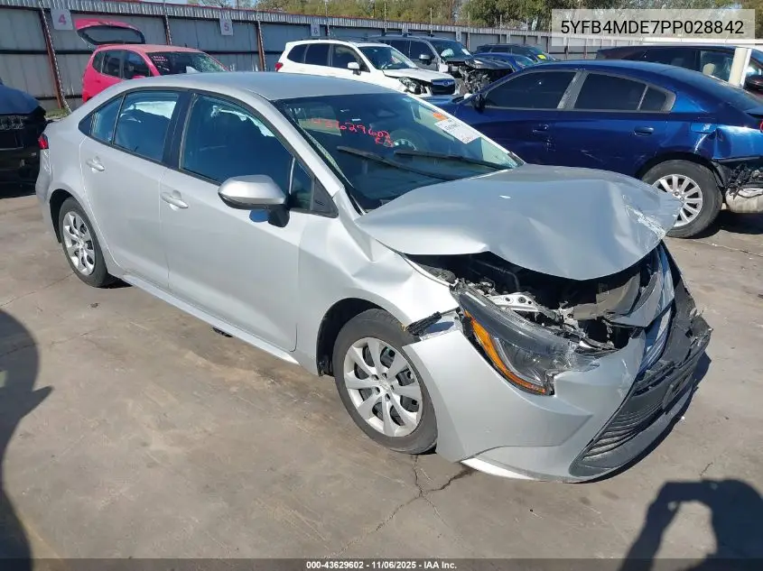 5YFB4MDE7PP028842 2023 Toyota Corolla Le