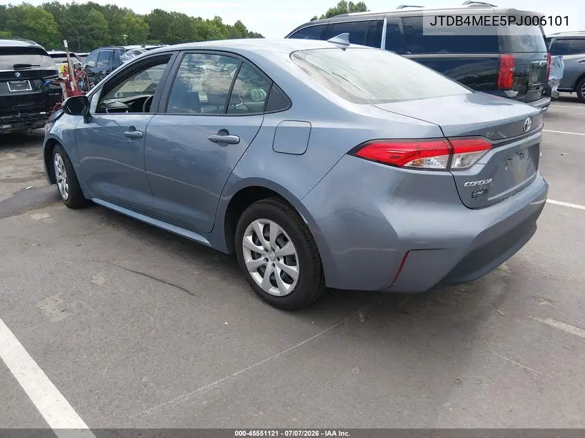 2023 Toyota Corolla Le VIN: JTDB4MEE5PJ006101 Lot: 45551121