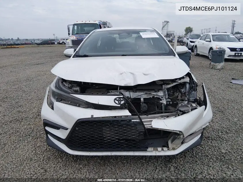 2023 Toyota Corolla Se VIN: JTDS4MCE6PJ101124 Lot: 45656314