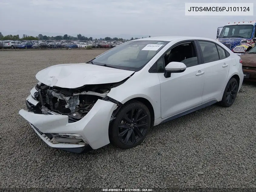 2023 Toyota Corolla Se VIN: JTDS4MCE6PJ101124 Lot: 45656314