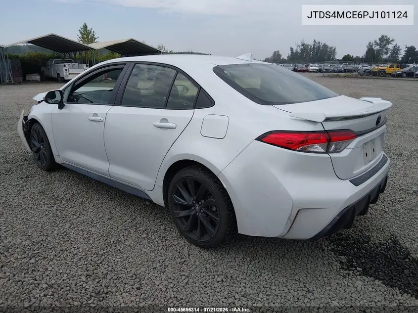 2023 Toyota Corolla Se VIN: JTDS4MCE6PJ101124 Lot: 45656314