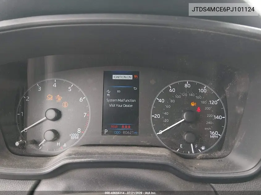 2023 Toyota Corolla Se VIN: JTDS4MCE6PJ101124 Lot: 45656314