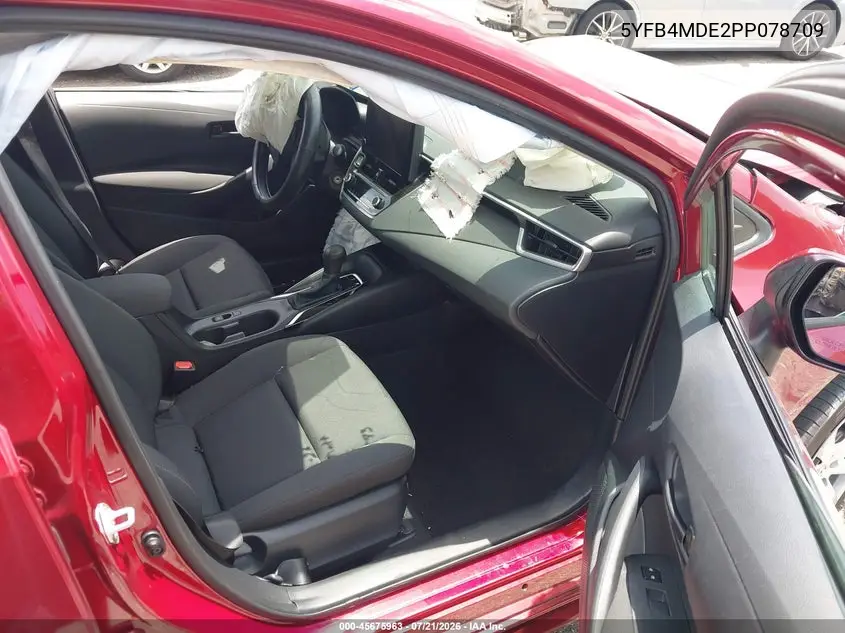 2023 Toyota Corolla Le VIN: 5YFB4MDE2PP078709 Lot: 45675963