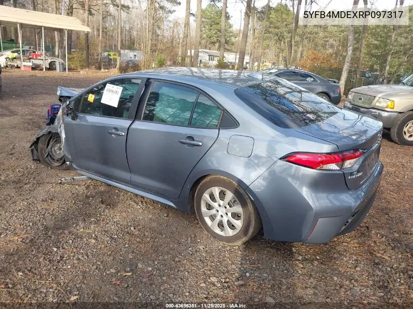 5YFB4MDEXRP097317 2024 Toyota Corolla Le