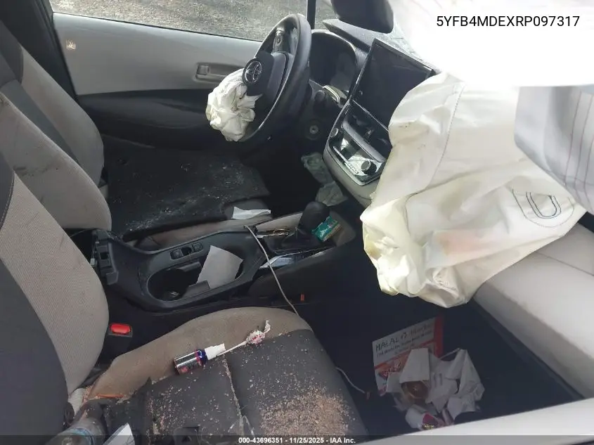 5YFB4MDEXRP097317 2024 Toyota Corolla Le