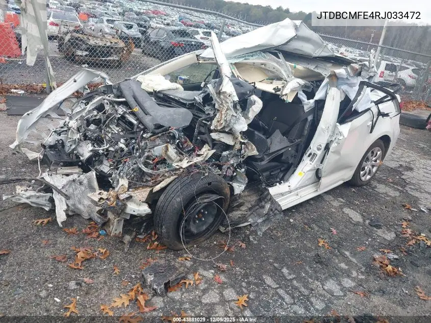 JTDBCMFE4RJ033472 2024 Toyota Corolla Hybrid Le