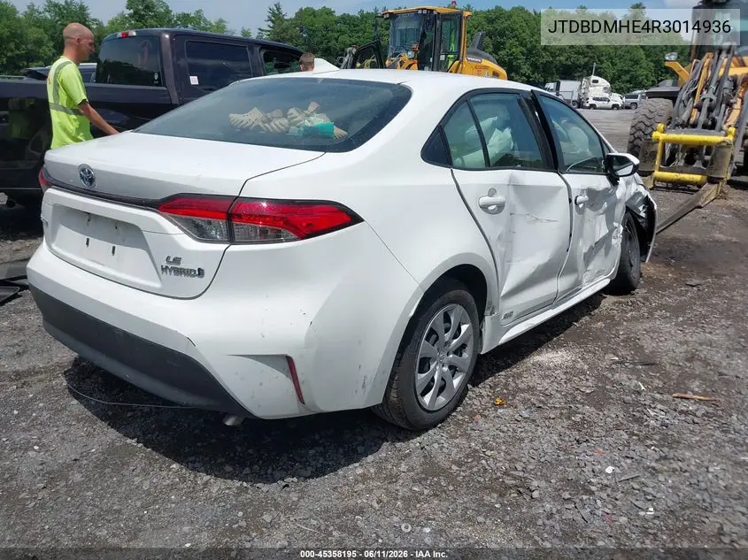2024 Toyota Corolla Hybrid Le VIN: JTDBDMHE4R3014936 Lot: 45358195
