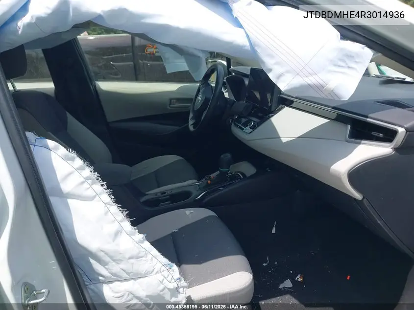 2024 Toyota Corolla Hybrid Le VIN: JTDBDMHE4R3014936 Lot: 45358195