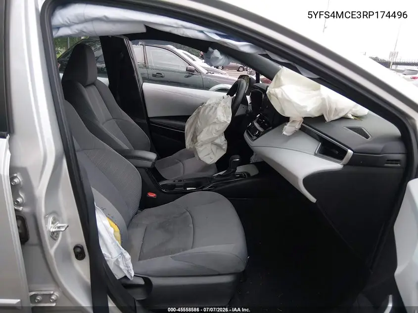 2024 Toyota Corolla Se VIN: 5YFS4MCE3RP174496 Lot: 45558586