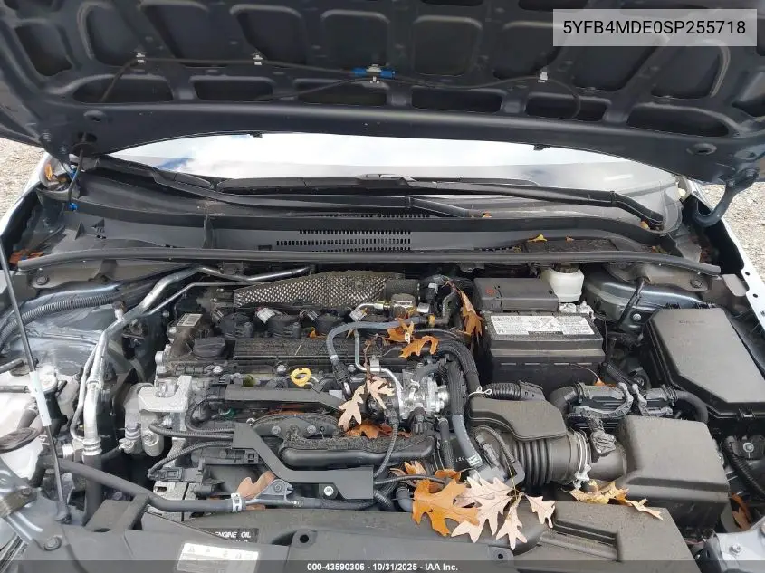 5YFB4MDE0SP255718 2025 Toyota Corolla Le