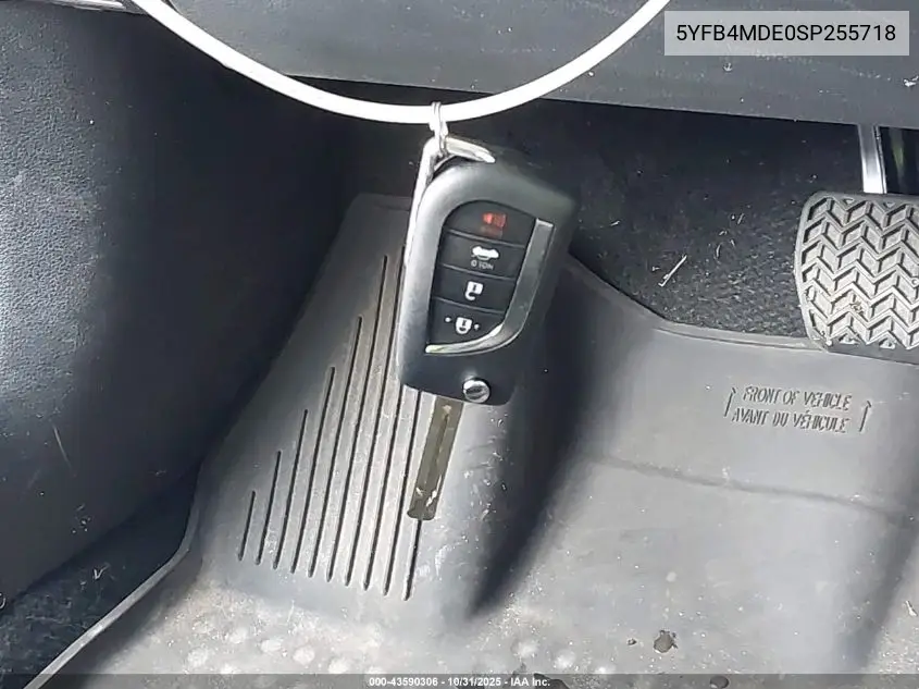 5YFB4MDE0SP255718 2025 Toyota Corolla Le