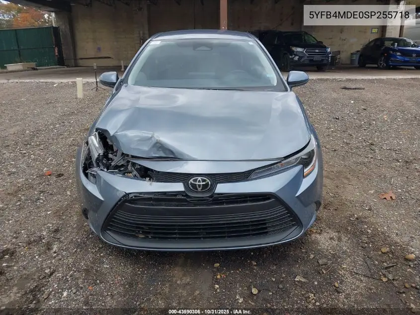 5YFB4MDE0SP255718 2025 Toyota Corolla Le