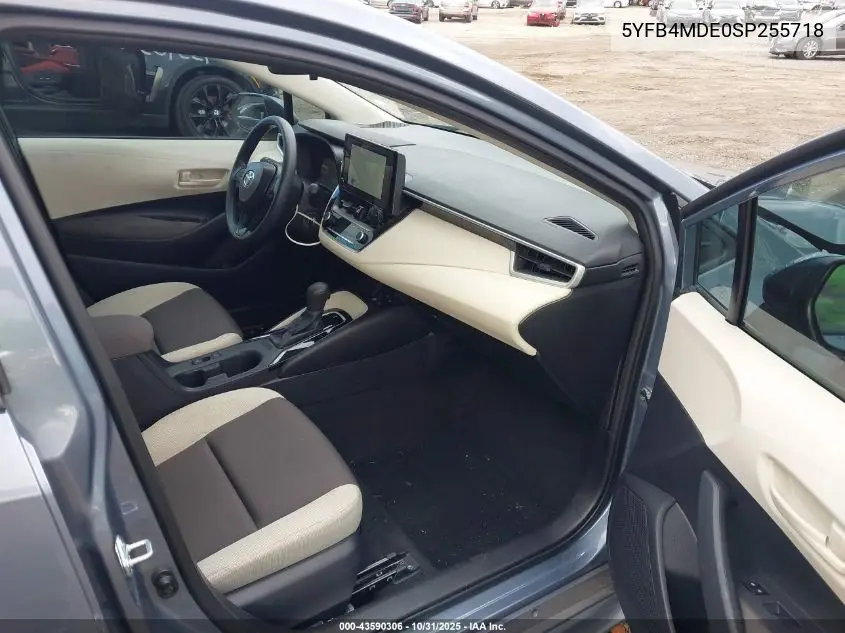 5YFB4MDE0SP255718 2025 Toyota Corolla Le