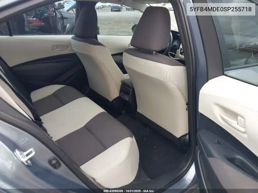 5YFB4MDE0SP255718 2025 Toyota Corolla Le