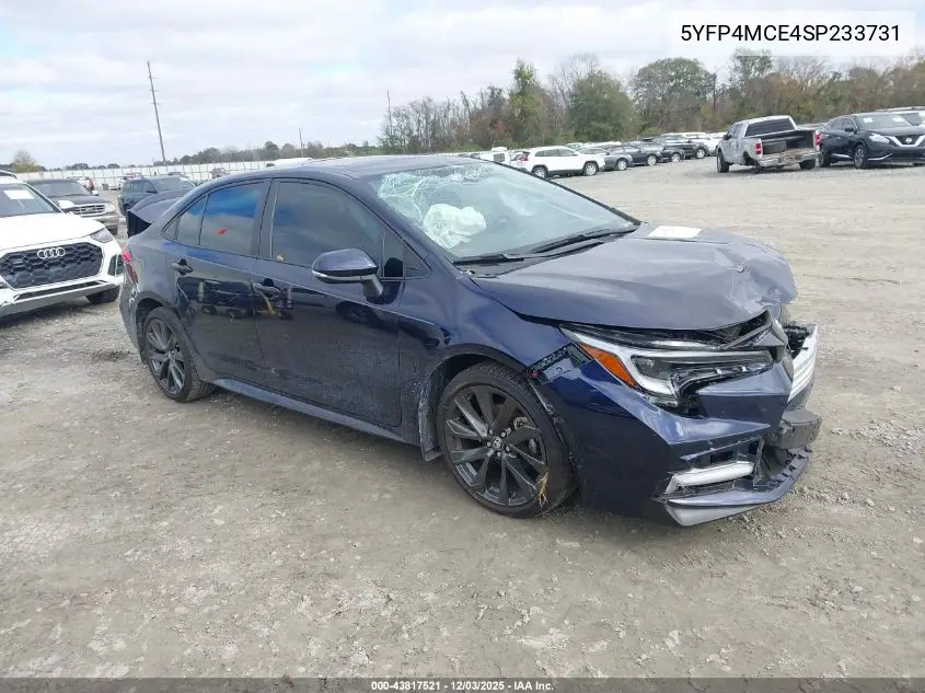 5YFP4MCE4SP233731 2025 Toyota Corolla Se