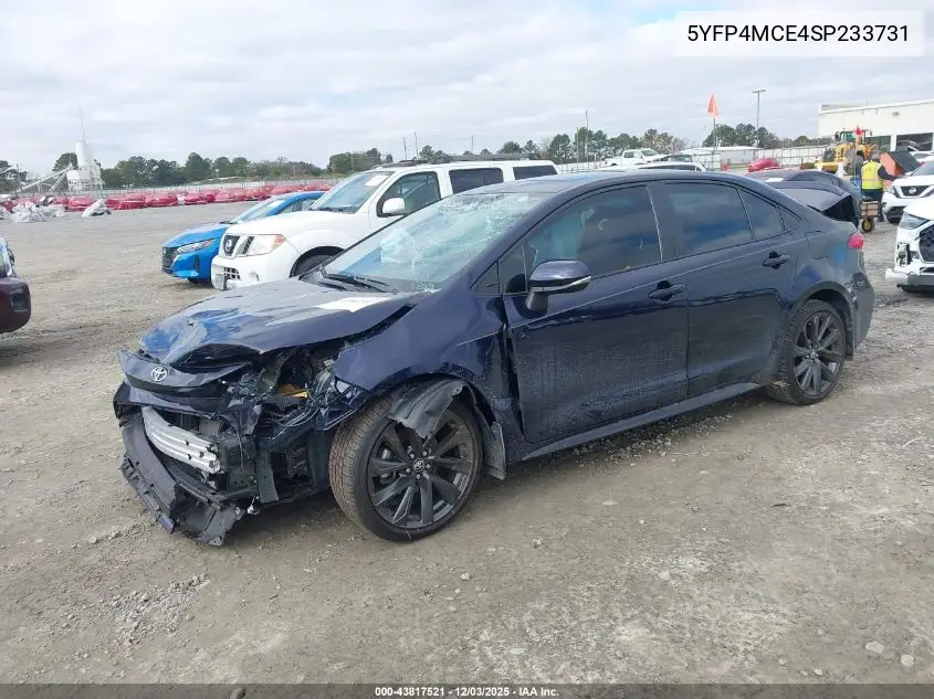5YFP4MCE4SP233731 2025 Toyota Corolla Se
