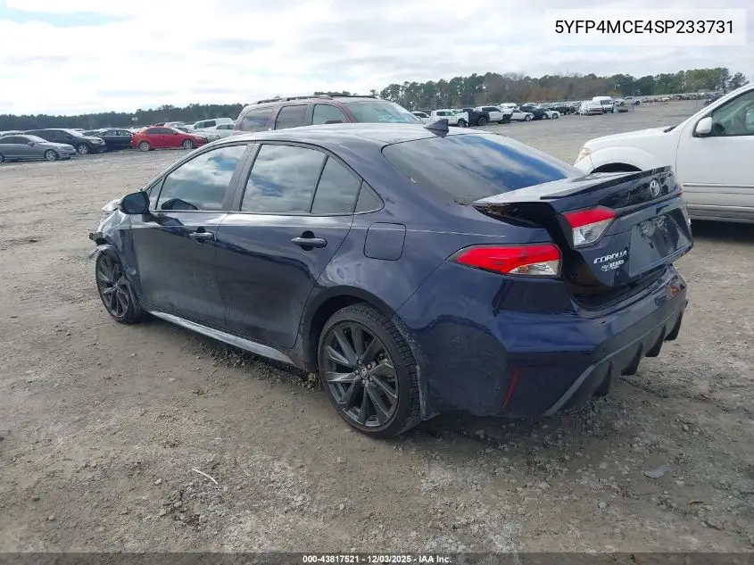 5YFP4MCE4SP233731 2025 Toyota Corolla Se