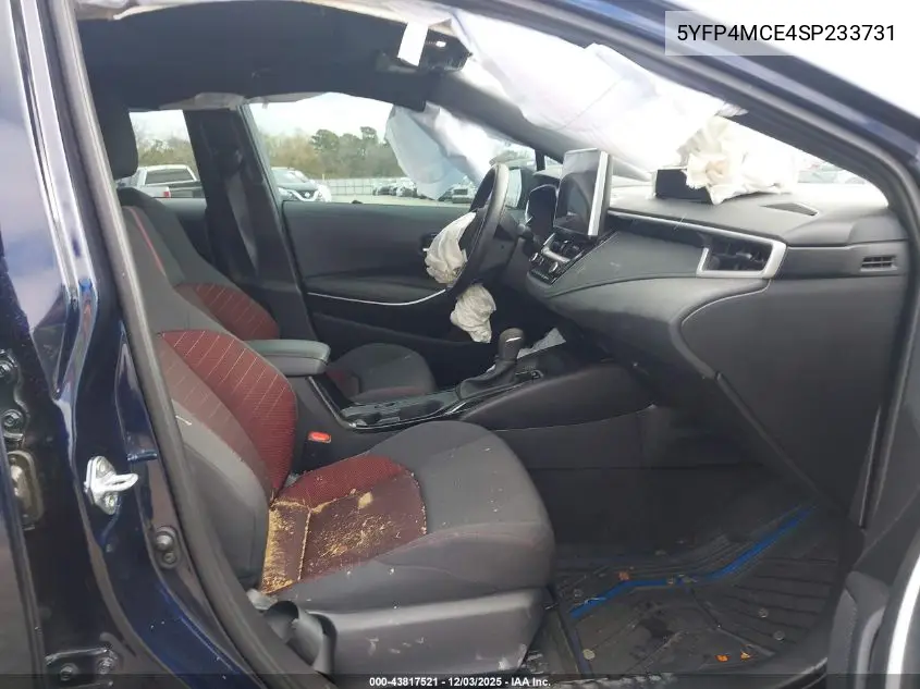 5YFP4MCE4SP233731 2025 Toyota Corolla Se